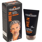 تصویر رنگ کننده تدریجی موی سر آقایان رنگ مشکی طبیعی 150 میل هیدرودرم ا Product Code : 50198 Product Code : 50198
