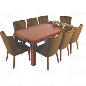 تصویر میز و صندلی نهارخوری 8 نفره مدل : راوینا و چاتانا 