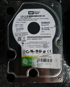 تصویر وسترن دیجیتال استوک مدل 500GB 3G SATA 5.4K 