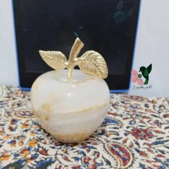 تصویر سیب تزئینی سنگ مرمر 