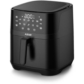 تصویر سرخ‌کن بدون روغن دیجیتال آزور مدل AZ-413AF – توان 1800 وات و کنترل لمسی AZ-413AF digital oil-free fryer - 1800 W power and touch control