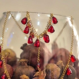 تصویر دستبند‌دونه اناری یلدا 