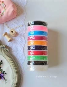 تصویر نخ دستبندی رنگی ۸ میل 