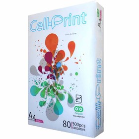 تصویر کاغذ سل پرینت (Cell-Print) مدل Exactive سایز A4 بسته 500 عددی سفید کاغذ چاپی سل پرینت مدل