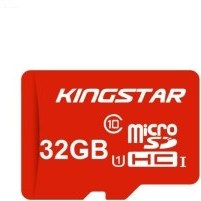 تصویر رم میکرو SD کینگ استار 32 گیگ کلاس 10 استاندارد UHS-I U1 سرعت 85MBps microSDHC 32G KingStar 85MBps