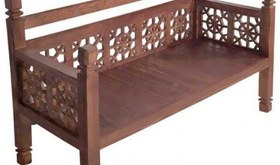 تصویر تخت سنتی چوبی 60*160 کد 285 