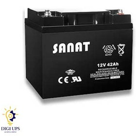 تصویر باتری یو پی اس 12V-42AH برند sanat 