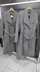 تصویر پالتو کج راه - طوسی / 