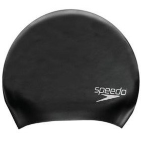 تصویر کلاه شنا مشکی مردانه و زنانه موهای بلند 8 اورجینال اسپیدو SPEEDO 