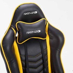 تصویر صندلی گیمینگ رنزو Gaming Chair Renzo Yellow Gaming Chair Renzo Yellow