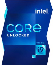 تصویر پردازنده کامپیوتر اینتل مدل Core i9-11900K Rocket Lake Box Intel Core i9 11900K Rocket Lake Box NEW