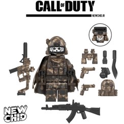 تصویر مینی فیگور سرباز مدل WM2602 سازگار با قطعات لگو 