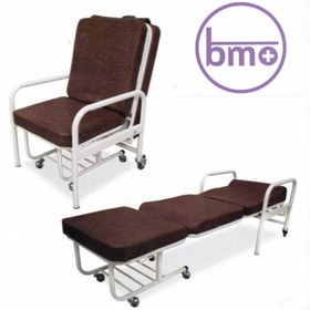 تصویر صندلی همراه بیمار تختخواب شو HOSPITAL ACCOMPANY PATIENTS FOLDING CHAIR