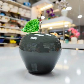 تصویر سیب شیشه ای دو پوسته کد PG-Decor-G-101 