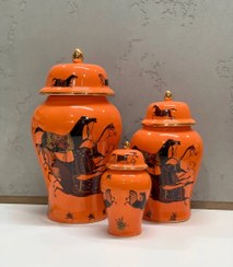 تصویر جینجر جار هرمس رنگ نارنجی 