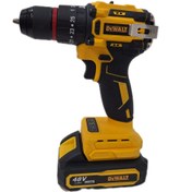 تصویر دریل شارژی دیوالت مدل 36V با پشت فلزی 