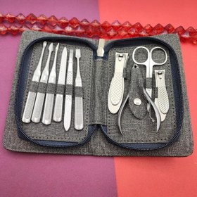 تصویر ست مانیکور سایز بزرگ 10 تکه manicure set