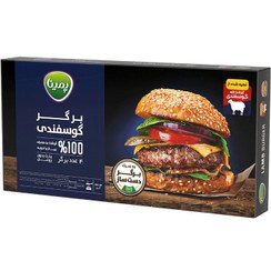 تصویر برگر گوسفندی 100 درصد گوشت پمینا – 500 گرم 