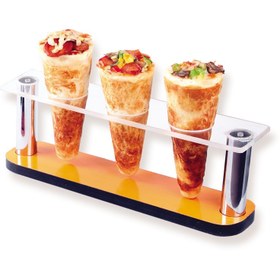 تصویر دستگاه تولید نان پیتزا قیفی pizza cone machine