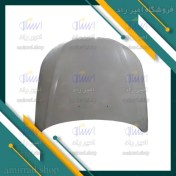 تصویر درب موتور دنا پلاس ایساکو با پایه نصب جک گازی 