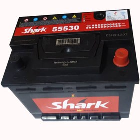 تصویر باتری خودرو 55 آمپر شارک – Shark Battery 55AH 