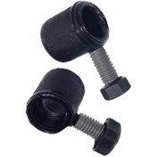 تصویر گیره هالتر مدل لوله ای FX-01-A 2.9cm بسته 2 عددی - سفید 