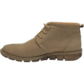 تصویر کفش مردانه نيم بوت کژوال تمام چرم مدل کت Cat برند گس Gas رنگ خاکی Men's Gas Cat Desert Sand 1001709