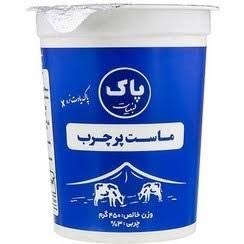 تصویر ماست کوچک پاک ماست پر چرب۶۰۰g