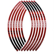 تصویر پد برچسب دور رینگ موتور سیکلت وارون مدل W-71-RD مناسب برای SUZUKI بسته 12 عددی 