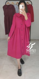 تصویر پیراهن گلنار - سفید Golnar dress