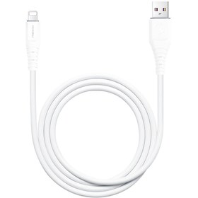 تصویر کابل USB به لایتنینگ رسی مدل RTC-P09L یک و نیم متری Recci Data Cable Silicon Lightning 150cm 2.4A RTC-P09L