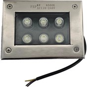 تصویر چراغ دفنی مستطیلی 6 وات 