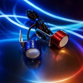 تصویر چراغ فلشر عدسی پلیسی 