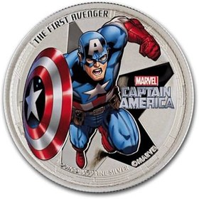تصویر سکه یادبود کاپیتان آمریکا 