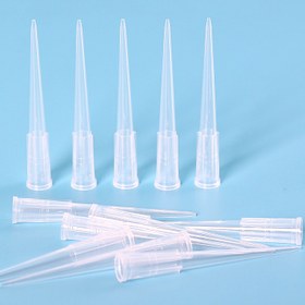 تصویر سر سمپلر کریستالی 200 میکرولیتر استریل 1000عددی (Free from RNase&DNase) Pipette Tips 200μL (Sterile, RNase & RNase Free)