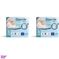 تصویر پوشک بزرگسال ایزی لایف سایز بزرگ بسته ۱۰ عددی 