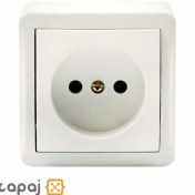 تصویر پریز برق سرامیکی روکار پارت مدل شهاب Part Electric