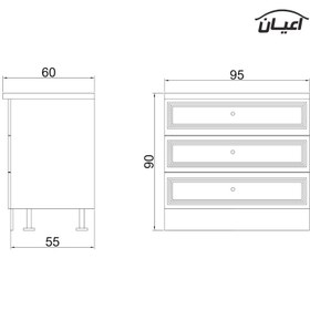 تصویر کابینت آشپزخانه مدل FH C21 