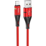 تصویر کابل تبدیل هوکو Hoco U93 USB to lightning Cable 