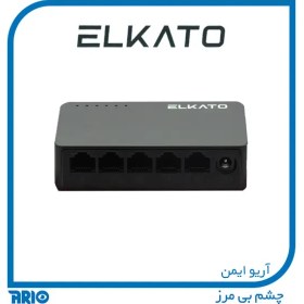 تصویر سوئیچ 5 پورت الکاتو مدل ELKATO-1SG0500GN 