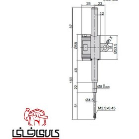 تصویر ساعت اندیکاتور دیجیتالی حرفه ای اینسایز مدل 50F-2104 INSIZE 2104-50F DIGITAL INDICATOR (ADVANCED TYPE)