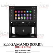 تصویر پخش فابریک خودرو و مانیتور ماشین سمند سورن Car fabric player and monitor سری M100 