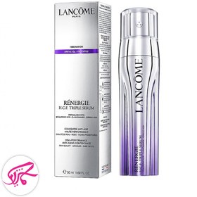 تصویر سرم سه گانه ضدچروک و روشن کننده جوانساز لانکوم 50 میل LANCOME RENERGIE H.C.F Triple Serum 