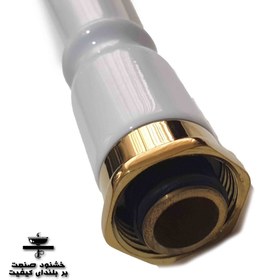 تصویر علم قاجاری سفید طلا 