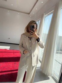 تصویر شلوار بگ زنانه بزیاق دیپلمات کد SALI 