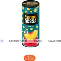 تصویر آبميوه طبیعی قوطي هلو 240 سی سی سانی نس - بازار فوری Sunny Ness Peach Natural Juice 240cc Can