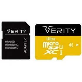 تصویر رم میکرو 16 گیگ وریتی Verity Micro U1 95MB s خشاب 