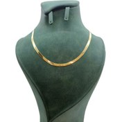 تصویر زنجیر طلا ۱۸ عیار زنانه مدل نفرتیتی 