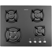 تصویر اجاق گاز شیشه ای ۴ شعله استیل البرز مدل G4652 Steel Alborz Glass Hob