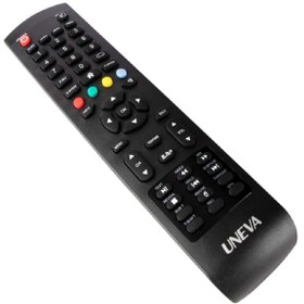 تصویر ریموت کنترل تلویزیون برند یونیوا UNEVA طرح کم یاب ته خم *تعداد محدود* (اصلی) UNEVA LED LCD TV REPLACED REMOTE CONTROL